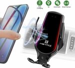 10% off Car Phone Holder with Qi Wireless Fast Charging $23.39 + Delivery ($0 with Prime/ $39 Spend) @ AU Select via Amazon AU