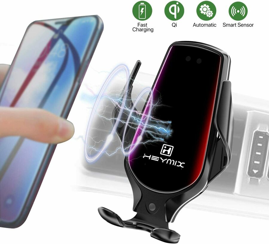 10 off Car Phone Holder with Qi Wireless Fast Charging 23.39 + Delivery (0 with Prime/ 39