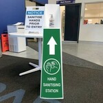 Hand Sanitising Station Floor Stand $64.90 with Free 500ml Hand Sanitiser (Worth $14.25) @ Seton Australia | Free Shipping