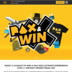 Win a PAX 2021 Ultimate Experience for 2 from Reed Exhibitions