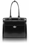Mcklein Leather Ladies' Laptop Briefcase w/Removable Sleeve, Black $43.24 Delivered @ Amazon AU