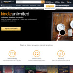 [Prime] Kindle Unlimited 3 Months Free for New Customers ($13.99/Month Thereafter) @ Amazon AU