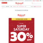 30% off (Free Delivery over $150) @ Kidstuff
