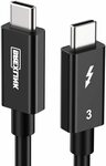 Thunderbolt 3 USB C to USB C Cable (40Gbps 100W )  $19.50 + Delivery ($0 with Prime/ $39 Spend) @ Brexlink Amazon AU