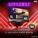 Win an AOC AGON 27” QHD Curved Gaming Monitor Worth $899 from Centre Com