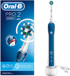 Oral-B Pro 2 2000 Cross Action Blue Toothbrush $99 (Was $159) Delivered @ Myer