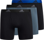 adidas Men's Boxers Brief Underwear 3 Pack $29.99 + $7.95 Delivery @ Express Shopper