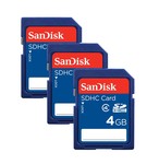 SanDisk SDHC 4GB Card Triple Pack+ 1 Ultra SDHC 4GB Card $16.90 Delivered at Dealfox