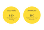 Bonus 2000 Yum Points (Worth $50) with App Booking @ TheFork (Formerly Dimmi)