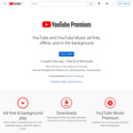 YouTube Premium via Argentina: ARS $119/Month (Single ~A$1.65/Month, Family ~A$2.48/Month, VPN Required only for Registration)