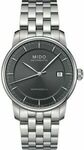 [eBay Plus] Mido Baroncelli 38mm Swiss Auto Mens Watch Anthracite Stainless Steel $550.80 (RRP $1225) @ Peter's of Kensington