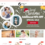 Additional 10% off SiteWide & Free Shipping @ Mommy Love Baby