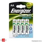 Energizer 2650mAh Rechargeable AA Batteries (-Pack of 4) $14.95 + $1 Shipping