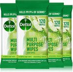 Dettol Multi Purpose Disinfectant Wipes 120 Wipes x 4 Packs $20 ($18 S&S) + Delivery ($0 with Prime/ $39 Spend) @ Amazon AU