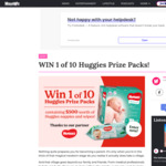 Win 1 of 10 Huggies Prize Packs Worth up to $500 from Mamamia