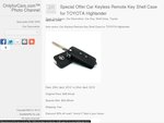 Special Offer: Car Keyless Remote Key Shell Case for TOYOTA Highlander - $24.28/Set