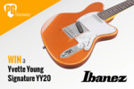 Win a Yvette Young Ibanez YY20 Guitar or 1 of 10 12-Month 2GTHR Subscriptions from Premier Guitar
