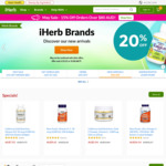 15% off Orders over A$80 (Free Shipping over A$60) @ iHerb