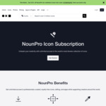 20% off NounPro Subscription for Unlimited Icons US$31.99/Yr (~A$45/Yr, Was US$39.99/Yr) @ The Noun Project (New Accounts Only)