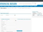 Australian Financial Review App for iPad, 1 Month Free Access Digital Subscription