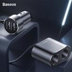 Baseus Car Splitter Cigarette Lighter Dual USB Car Charger Socket A$13.85 Delivered @ eSkybird