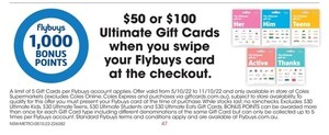 10% Bonus Value on Ultimate Gift Cards (Her, Home, Everyone, Eats, Active &  Wellness, Beauty & Spa) @ Coles - OzBargain