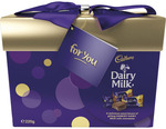 Cadbury Dairy Milk Chocolate Gift Box 220g - 12 Boxes for $12 ($50 Min Order) + Delivery ($0 C&C/ $250 Order) @ Coles Online