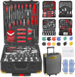 MasterSpec 1180pcs Professional Tool Set Aluminum Case Tool Kits w/ Rolling Tool Box $99 (Was $139) + Delivery @ TOPTO