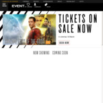 Half Price Tuesdays (Free Cinebuzz Membership Required) - Original $10.50, 3D $11, 4DX $16.50 @ Event Cinemas