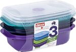 Decor Microsafe Food Containers: 3x 900ml $7.25 (Expired), 3x 375ml $5.75 + Delivery ($0 with Prime/ $39 Spend) @ Amazon AU
