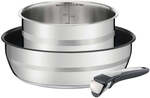 Jamie Oliver by Tefal Ingenio Stainless Steel Induction 3pc Pot Set $69.99 Delivered @ Tefal