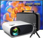 Upgraded 1080P HD Supported Projector $95.99 @Amazon AU