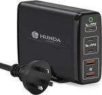 HUNDA GaN PD 245W USB C Fast Charger 5 Ports $123.99 Delivered @ hundapower Amazon AU