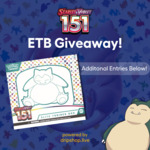 Win a Pokemon 151 Elite Trainer Box from Drip for Days
