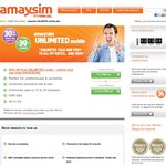Amaysim Unlimited Talk, Text 4GB Data. 30% off $27.93 First Month. New Customers Only. 3 Days Only
