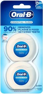 Oral-B Essential Dental Floss 50m 2-Pack $3.49 ($3.14 Sub & Save) + Delivery ($0 with Prime/ $59 Spend) @ Amazon AU