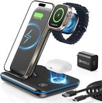 50% off 3 in 1 Wireless Charger $18 (Was $37.99) + Delivery ($0 with Prime/ $59 Spend) @ Heymix Official via Amazon AU