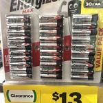 [VIC] 60% off Energizer Max AA 30pk $13, Cacao e.g. 60% off Milk Chocolate Rock 'N' Roll 220g $7.15 @ Woolworths e.g. Camberwell