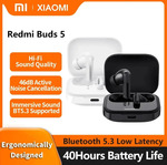 Redmi Buds 5 Bluetooth TWS Earphone US$27.72 (~A$42.06) Delivered @ Factory Direct Collected Store AliExpress