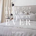 Win a Linen Bedding Set Valued at $1,600 from Bandhini Design House