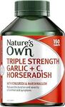 Nature's Own Garlic + Vitamin C, Horseradish 150 Tablets $23.58 ($21.22 S&S) + Delivery ($0 with Prime/ $59 Spend) @ Amazon AU