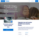 Upgrade to Qantas American Express Ultimate Card: 20,000 Qantas Points ($3000 Spend in 3 Months) $450 Travel Credit