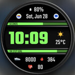 [Android, WearOS] DADAM108 Digital Watch Face A$0.89 (Was A$2.79) @ Dadam Watch Faces Google Play