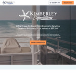 Win a Cruise for 2 from Broome to Darwin Worth $37,190 from Kimberley Expeditions [No Flights]