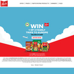 Win 1 of 3 Family Trips to Europe Valued at $20,000 from On the Menu