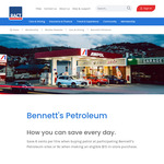 [RACT, TAS] Save $0.06/L on Fuel + Save Extra $0.03/L with $15 Eligible In-Store Spend @ Bennett's Petroleum & Bonney Energy