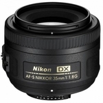 Only $202.51 for Nikon AF-S DX NIKKOR 35mm F/1.8g Lenses Including Shipping