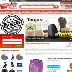 Targus Laptop Bag Sale - All under $30 with FREE Shipping @ Topbuy.com.au