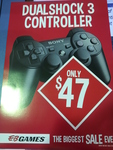 DualShock 3 PS3 Controllers $47 at EB Games In-Store