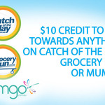 Just $1 for $10 Credit to Put toward Purchases (> $40) on CatchOfTheDay, GroceryRun, or Mumgo